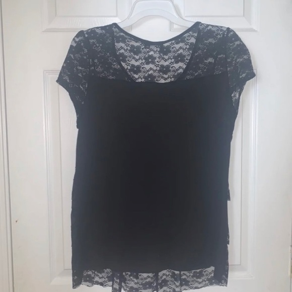 Girls Uptown Vibe XL Black Blouse - NWT - Picture 2 of 3